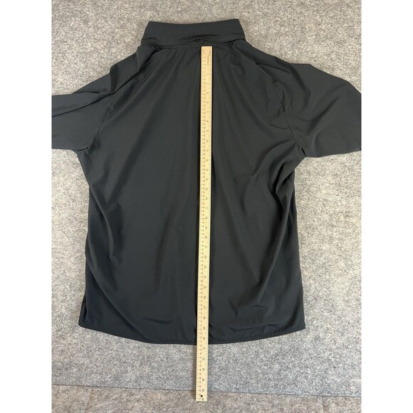 Travis Mathew Golf Jacket Missing Snap Hood Black Size XXL - Picture 6 of 9